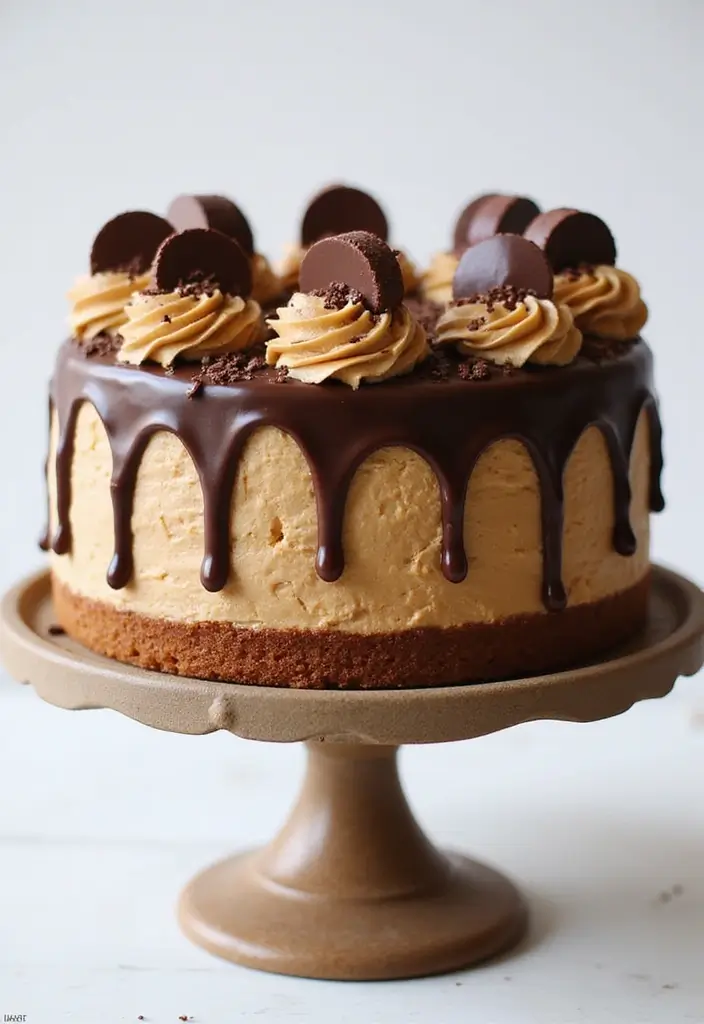 25 Chocolate Peanut Butter Dessert Recipes That Are Simply Irresistible 91 25 Chocolate Peanut Butter Dessert Recipes That Are Simply Irresistible - 15. Chocolate Peanut Butter Layer Cake