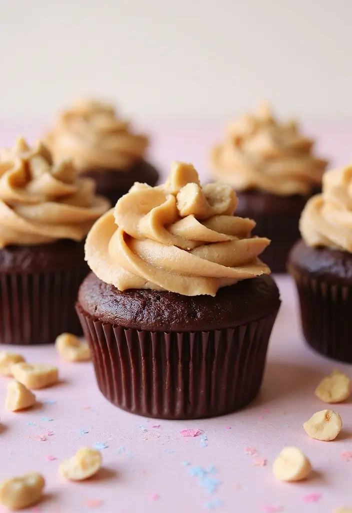 25 Chocolate Peanut Butter Dessert Recipes That Are Simply Irresistible 21 25 Chocolate Peanut Butter Dessert Recipes That Are Simply Irresistible - 5. Chocolate Peanut Butter Cupcakes