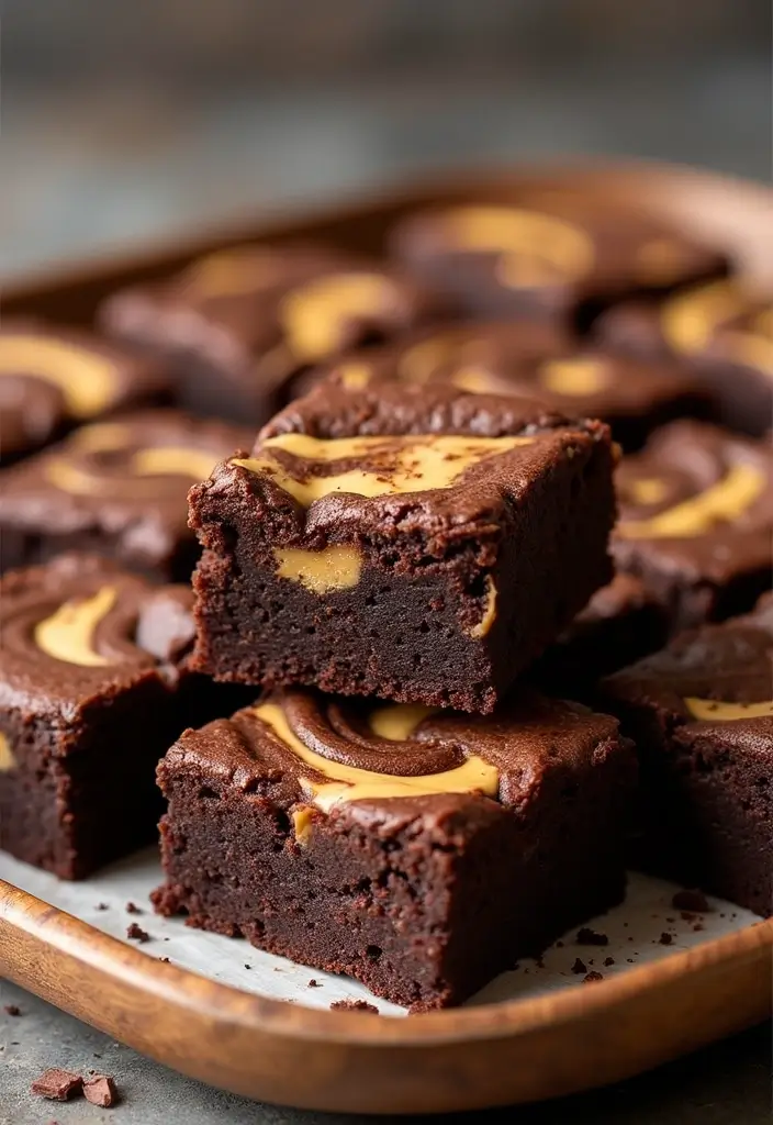 25 Chocolate Peanut Butter Dessert Recipes That Are Simply Irresistible 28 25 Chocolate Peanut Butter Dessert Recipes That Are Simply Irresistible - 6. Chocolate Peanut Butter Swirl Brownies