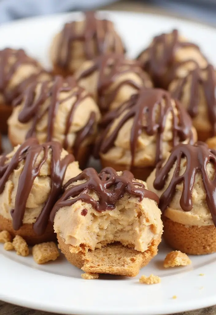 25 Chocolate Peanut Butter Dessert Recipes That Are Simply Irresistible 49 25 Chocolate Peanut Butter Dessert Recipes That Are Simply Irresistible - 9. Chocolate Peanut Butter Cheesecake Bites