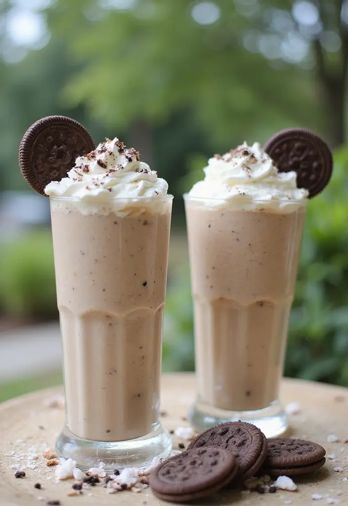 25 Cookies and Cream Dessert Recipes You’ll Crave Again and Again - 10. Cookies and Cream Milkshake
