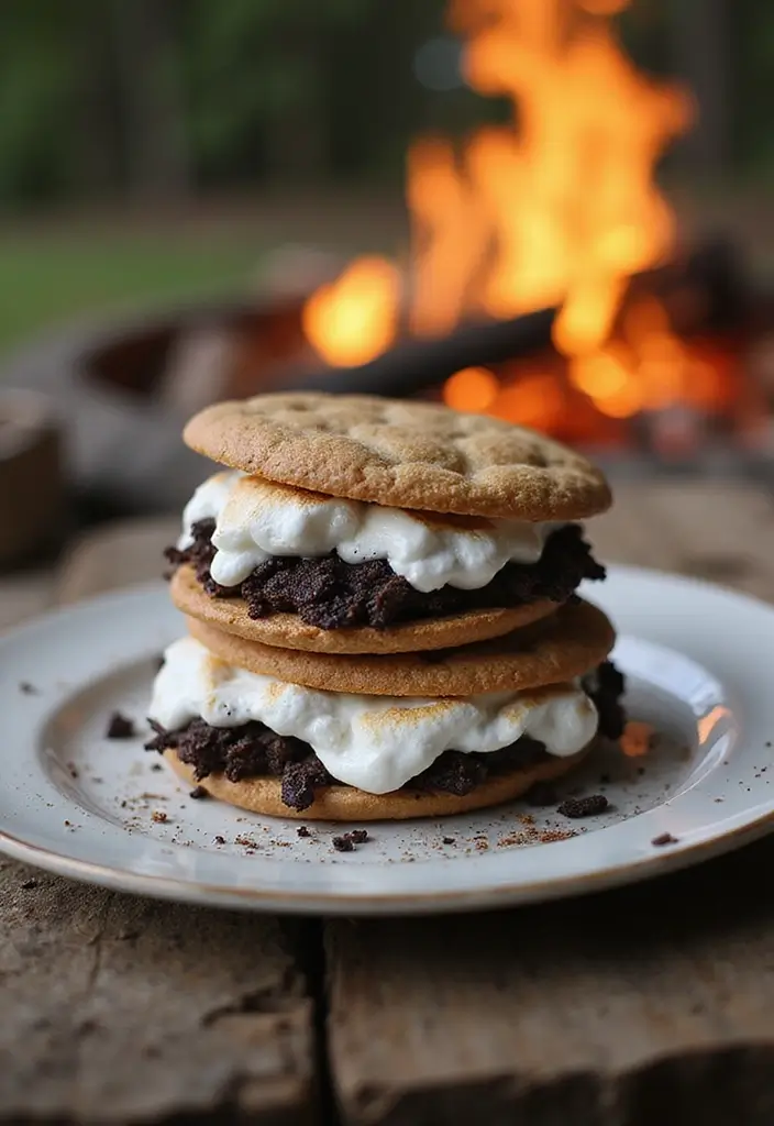 25 Cookies and Cream Dessert Recipes You’ll Crave Again and Again - 11. Cookies and Cream S'mores