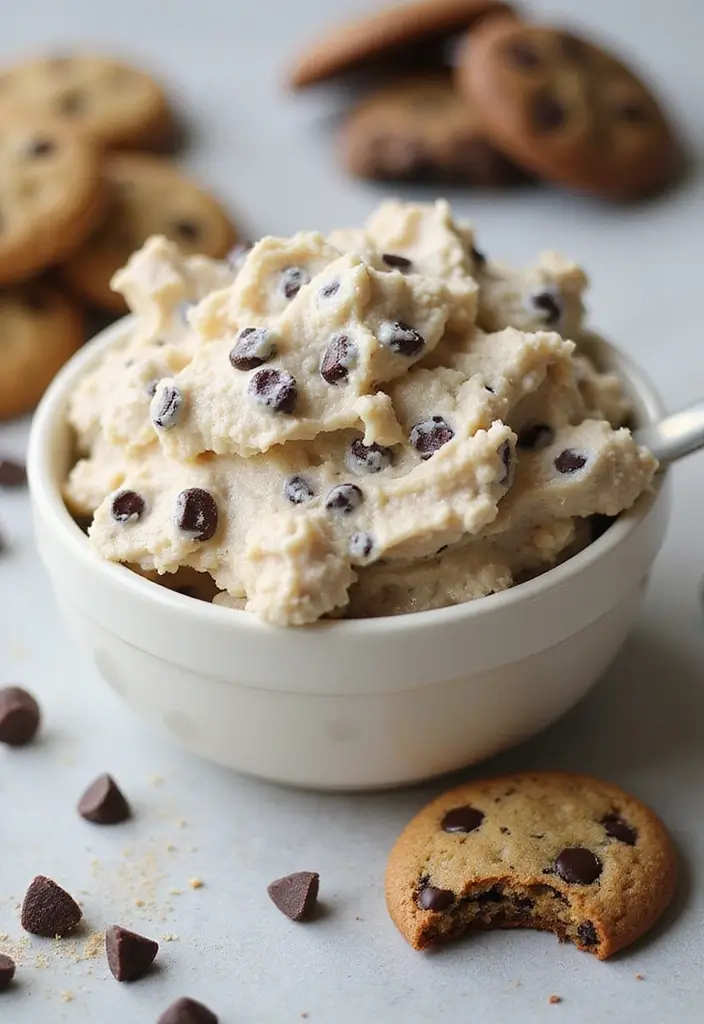 25 Cookies and Cream Dessert Recipes You’ll Crave Again and Again - 13. Cookies and Cream Cookie Dough