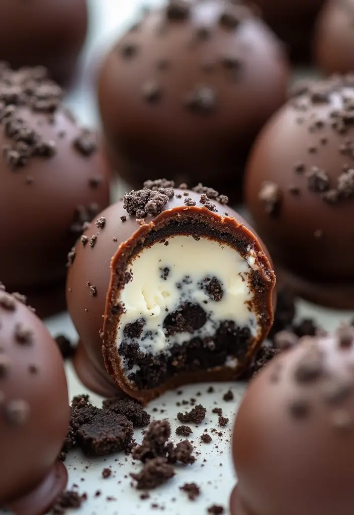 25 Cookies and Cream Dessert Recipes You’ll Crave Again and Again - 5. Cookies and Cream Truffles