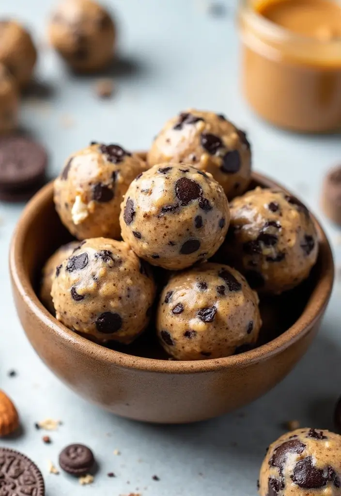 25 Cookies and Cream Dessert Recipes You’ll Crave Again and Again - 8. Cookies and Cream Energy Bites