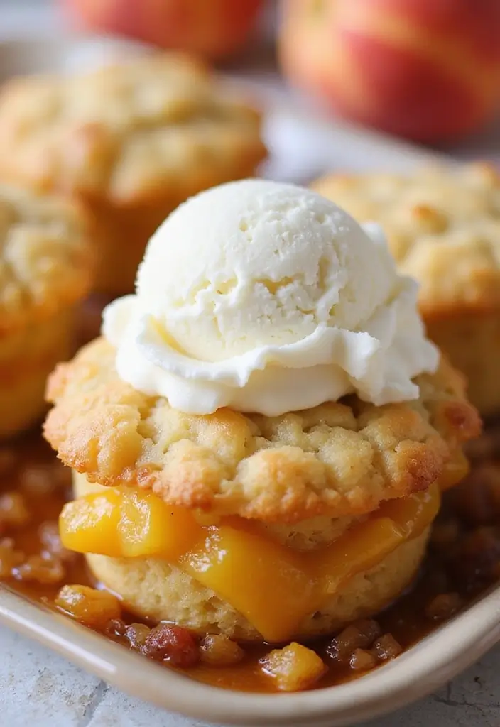 25 Dessert Recipes Using Canned Peaches for Instant Flavor 1 25 Dessert Recipes Using Canned Peaches for Instant Flavor - 1. Peach Cobbler Cups