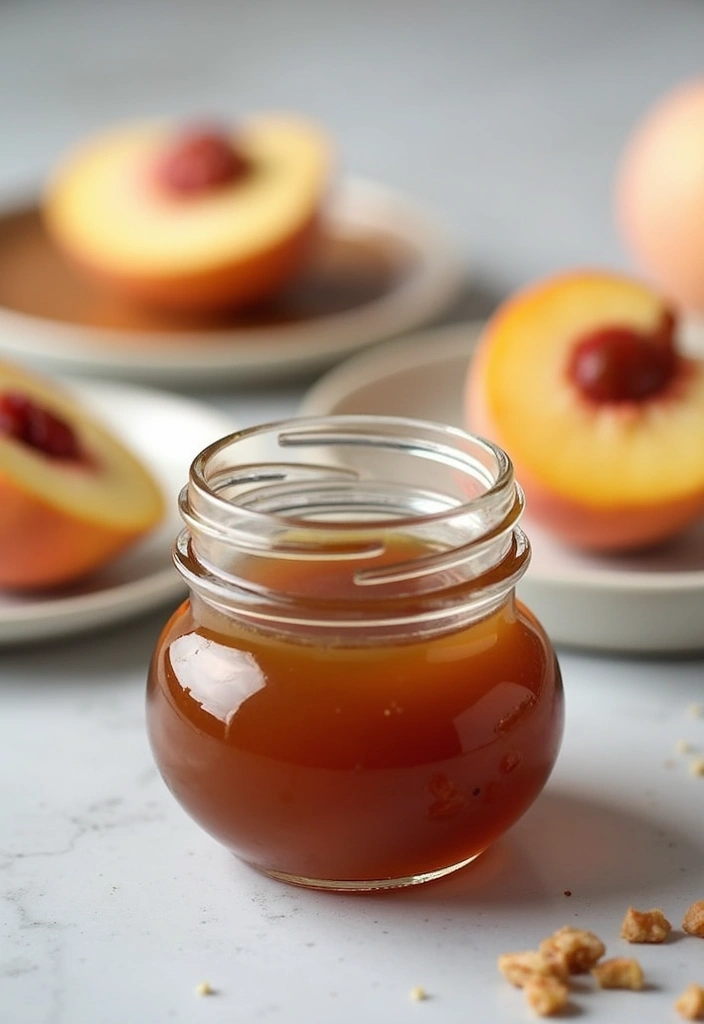 25 Dessert Recipes Using Canned Peaches for Instant Flavor 155 25 Dessert Recipes Using Canned Peaches for Instant Flavor - 25. Peach Honey Balsamic Glaze