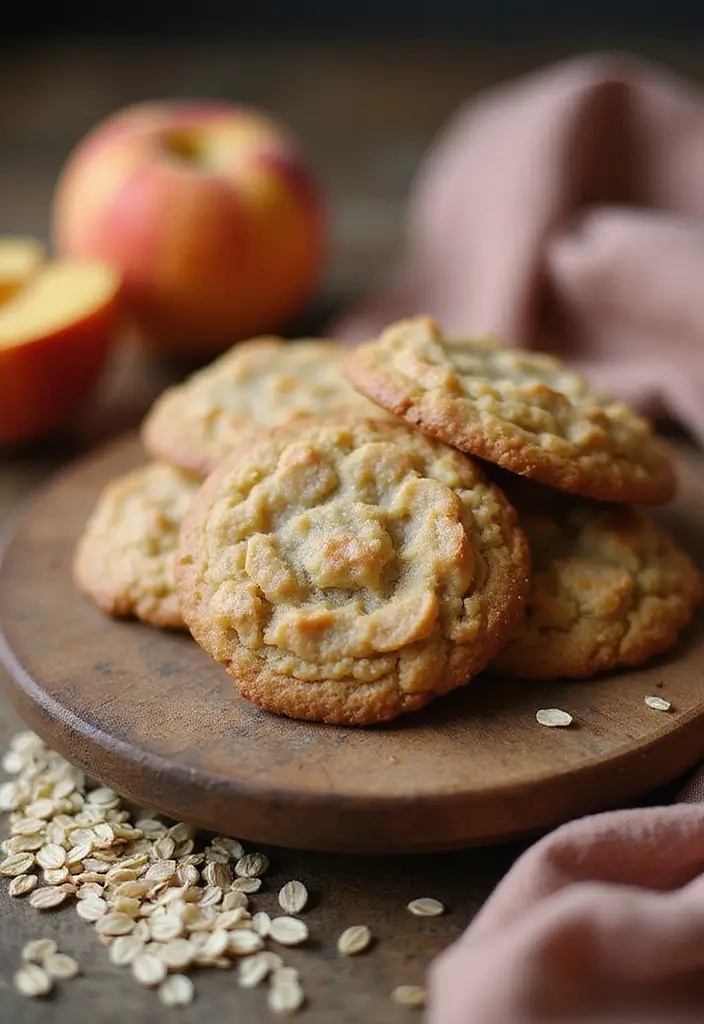 25 Dessert Recipes Using Canned Peaches for Instant Flavor 22 25 Dessert Recipes Using Canned Peaches for Instant Flavor - 4. Peach Oatmeal Cookies