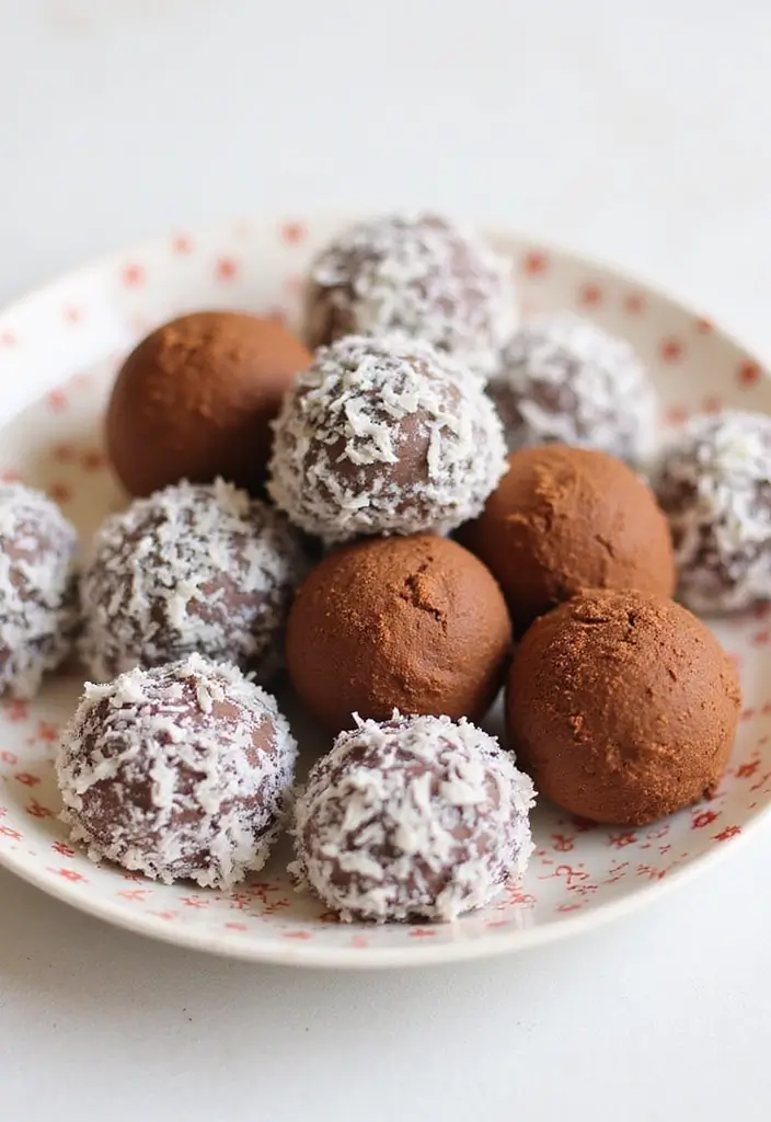 25 Dessert Recipes Using Evaporated Milk for a Rich, Creamy Texture 87 25 Dessert Recipes Using Evaporated Milk for a Rich, Creamy Texture - 15. Chocolate Coconut Truffles