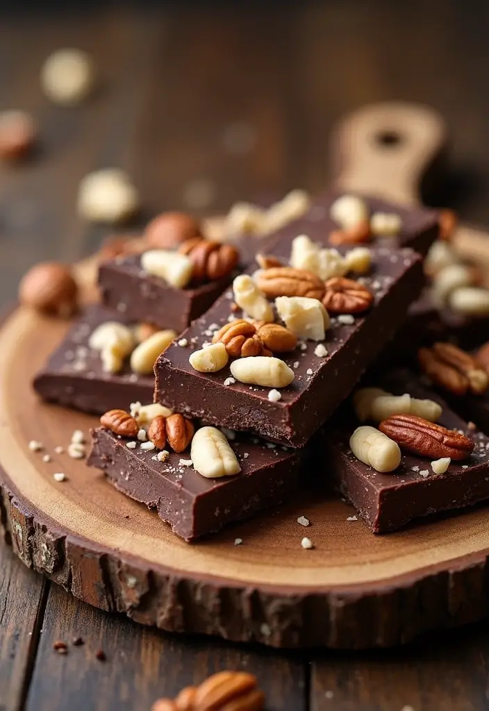 25 Dessert Recipes with Cocoa Powder That Are Simple Yet Decadent 54 25 Dessert Recipes with Cocoa Powder That Are Simple Yet Decadent - 10. Chocolate Nut Bark
