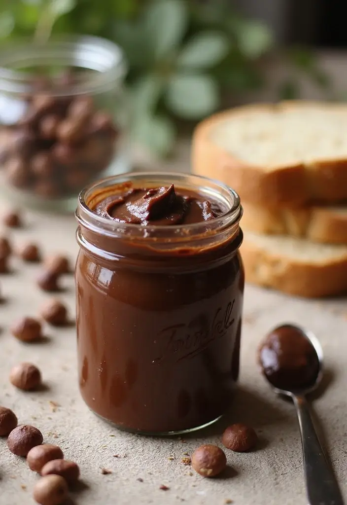 25 Dessert Recipes with Cocoa Powder That Are Simple Yet Decadent 108 25 Dessert Recipes with Cocoa Powder That Are Simple Yet Decadent - 18. Chocolate Hazelnut Spread