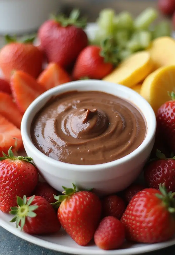25 Dessert Recipes with Cocoa Powder That Are Simple Yet Decadent 127 25 Dessert Recipes with Cocoa Powder That Are Simple Yet Decadent - 21. Chocolate Fruit Dip