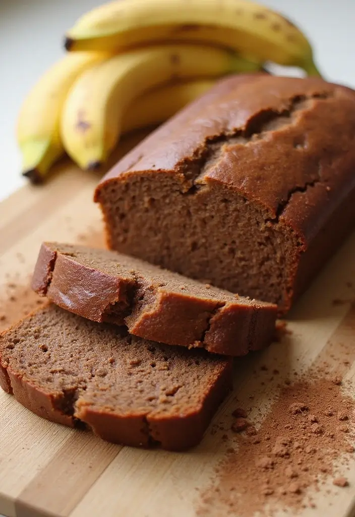 25 Dessert Recipes with Cocoa Powder That Are Simple Yet Decadent 11 25 Dessert Recipes with Cocoa Powder That Are Simple Yet Decadent - 3. Cocoa Powder Banana Bread