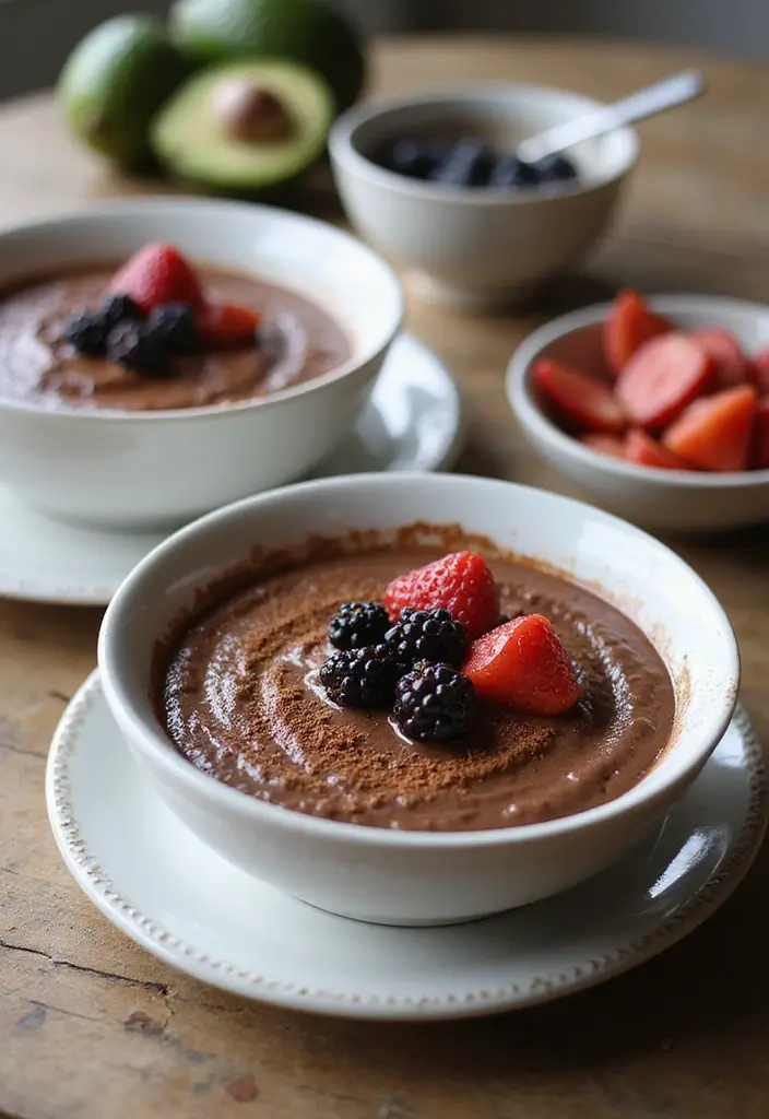 25 Dessert Recipes with Cocoa Powder That Are Simple Yet Decadent 18 25 Dessert Recipes with Cocoa Powder That Are Simple Yet Decadent - 4. Chocolate Avocado Pudding