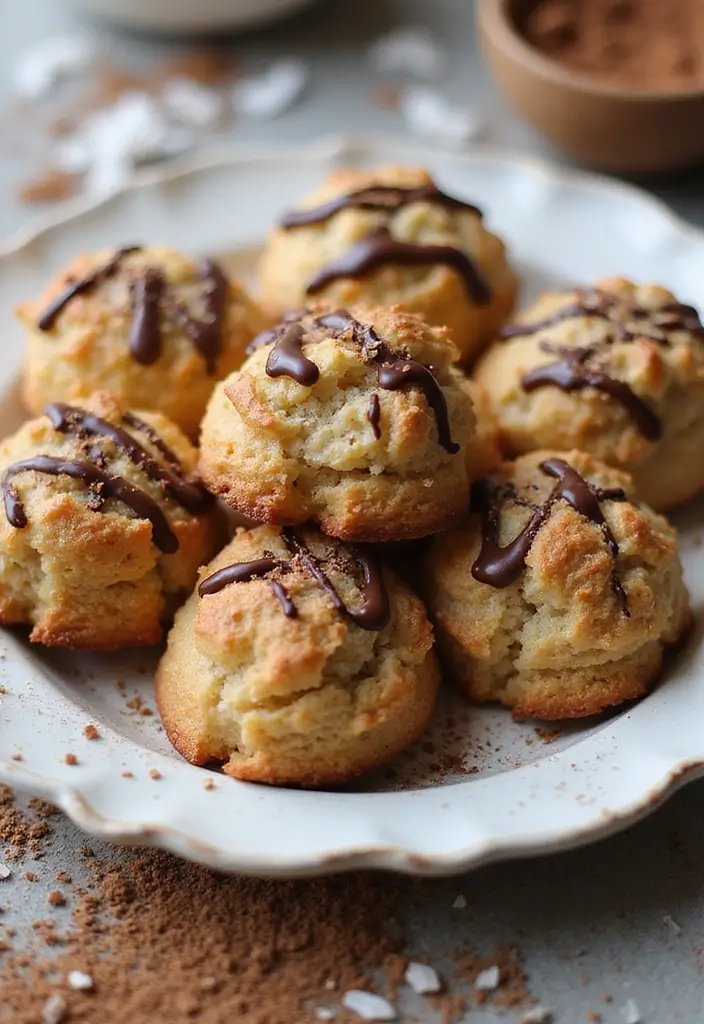 25 Dessert Recipes with Cocoa Powder That Are Simple Yet Decadent 35 25 Dessert Recipes with Cocoa Powder That Are Simple Yet Decadent - 7. Chocolate Coconut Macaroons