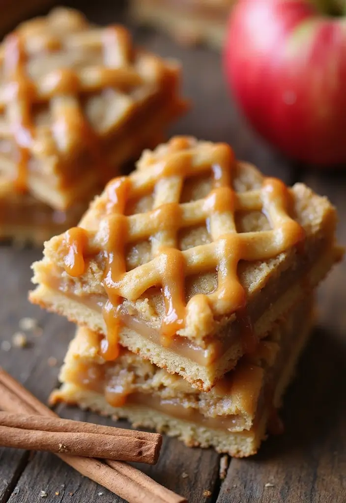 25 Dessert Recipes with Pie Crust That Go Beyond Pies 1 25 Dessert Recipes with Pie Crust That Go Beyond Pies - 1. Caramel Apple Pie Bars