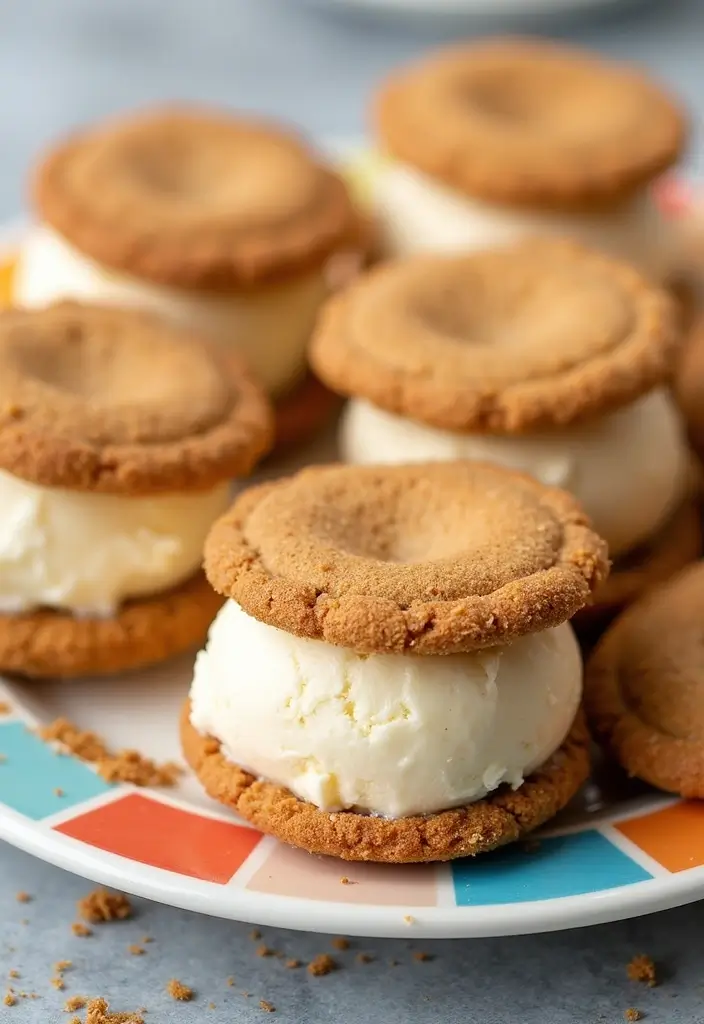 25 Dessert Recipes with Pie Crust That Go Beyond Pies 117 25 Dessert Recipes with Pie Crust That Go Beyond Pies - 19. Ginger Snap Pie Crust Ice Cream Sandwiches