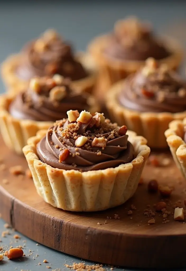 25 Dessert Recipes with Pie Crust That Go Beyond Pies 143 25 Dessert Recipes with Pie Crust That Go Beyond Pies - 23. Mocha Hazelnut Pie Crust Cups