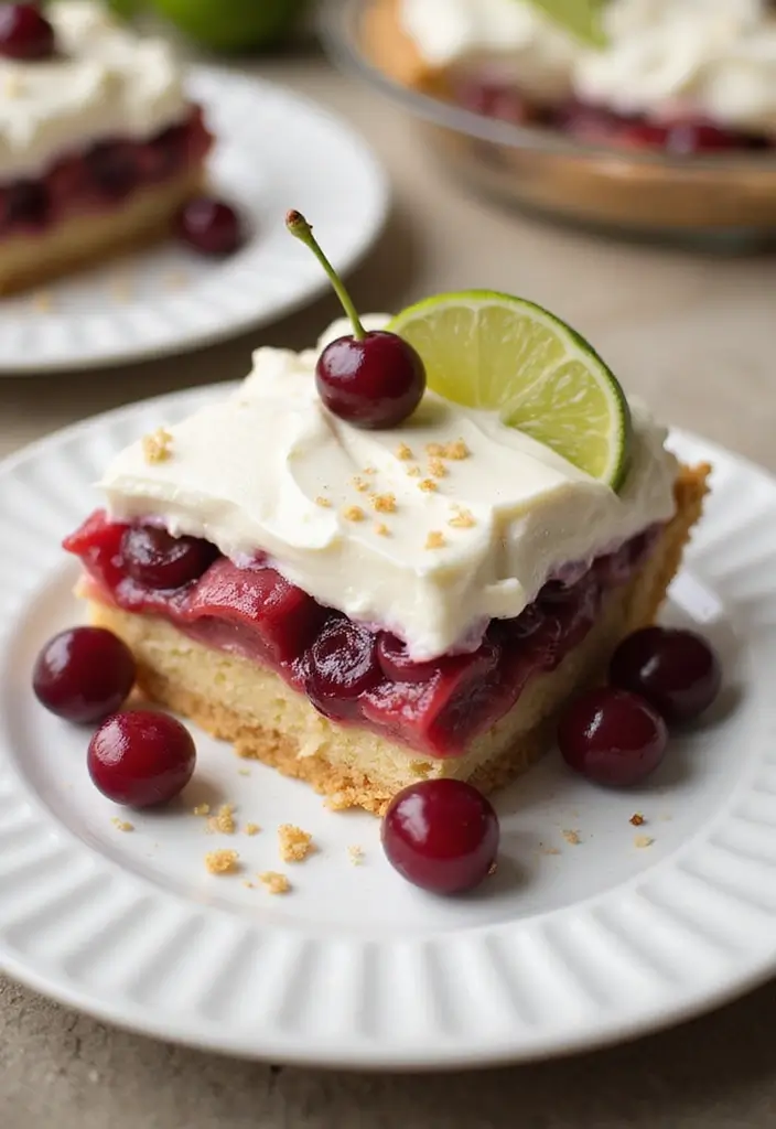 25 Dessert Recipes with Pie Crust That Go Beyond Pies 150 25 Dessert Recipes with Pie Crust That Go Beyond Pies - 24. Cherry Lime Pie Crust Bars