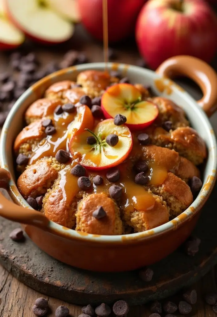 25 Easy Baked Apple Dessert Recipes for Cozy Nights 141 25 Easy Baked Apple Dessert Recipes for Cozy Nights - 21. Apple and Chocolate Chip Bread Pudding