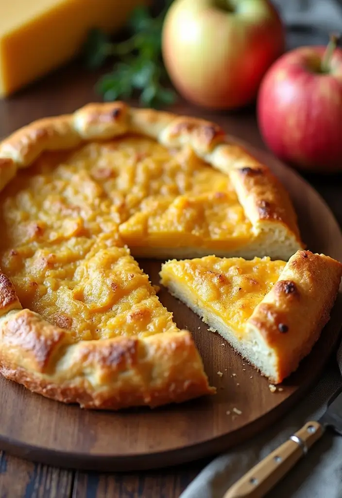 25 Easy Baked Apple Dessert Recipes for Cozy Nights 57 25 Easy Baked Apple Dessert Recipes for Cozy Nights - 9. Apple Cheddar Galette
