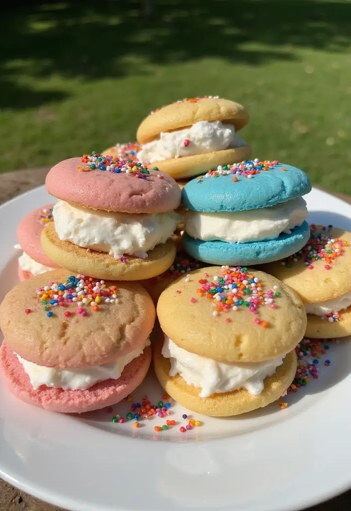 25 Easy Dessert Recipes Using Cake Mixes for Effortless Baking 77 25 Easy Dessert Recipes Using Cake Mixes for Effortless Baking - 13. Cake Mix Ice Cream Sandwiches