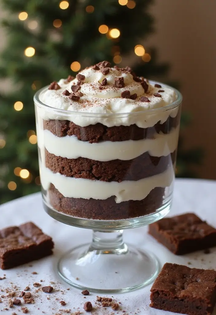 25 Easy Dessert Recipes Using Cake Mixes for Effortless Baking 159 25 Easy Dessert Recipes Using Cake Mixes for Effortless Baking - 25. Cake Mix Brownie Trifle