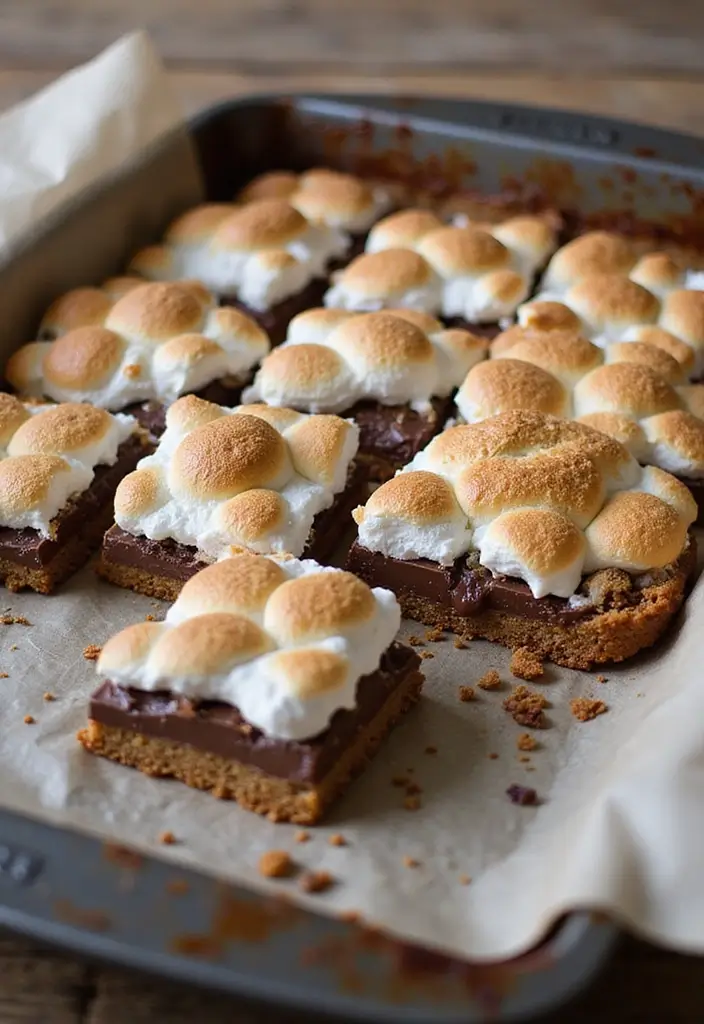 25 Easy Dessert Recipes Using Cake Mixes for Effortless Baking 51 25 Easy Dessert Recipes Using Cake Mixes for Effortless Baking - 9. Cake Mix S'mores Bars