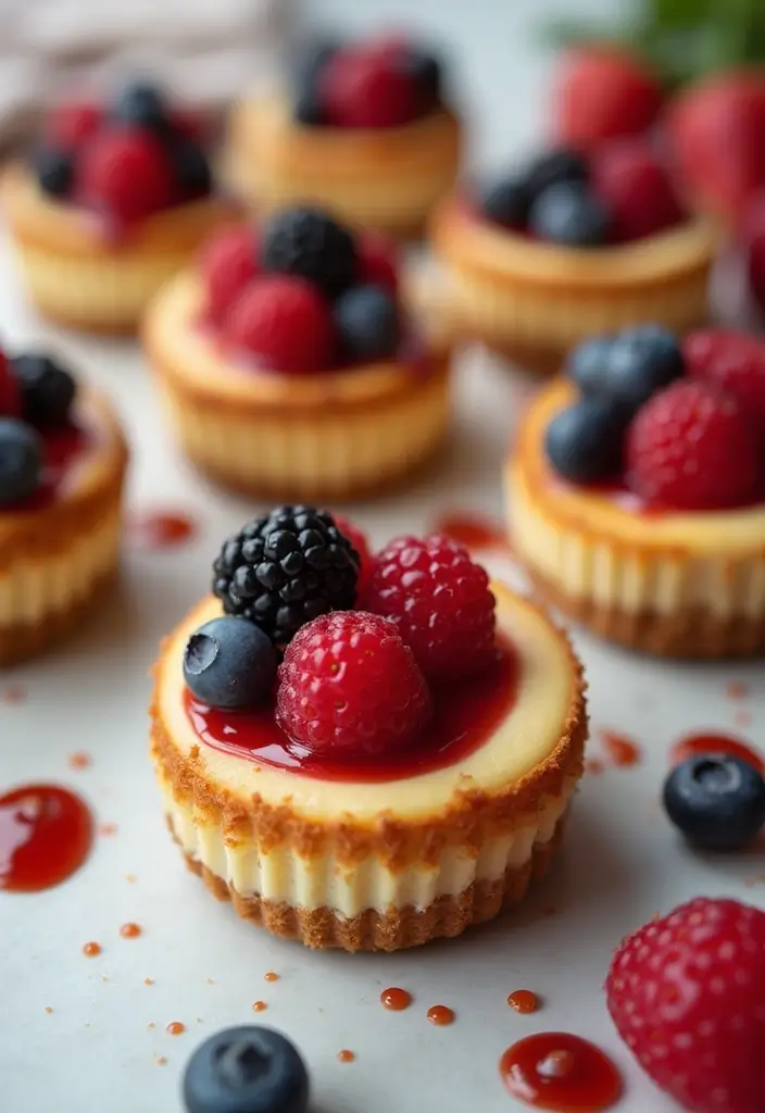 25 Easy Dessert Recipes for a Crowd That Everyone Will Love 112 25 Easy Dessert Recipes for a Crowd That Everyone Will Love - 18. Mini Cheesecakes
