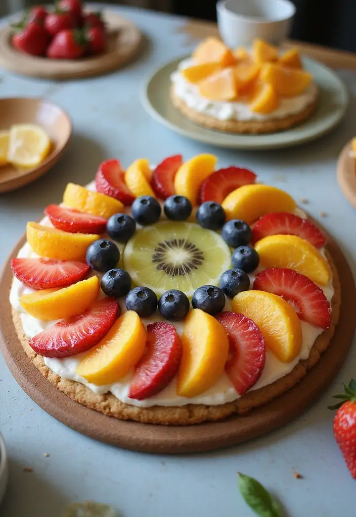 25 Easy Dessert Recipes for a Crowd That Everyone Will Love 152 25 Easy Dessert Recipes for a Crowd That Everyone Will Love - 24. Fruit Pizza