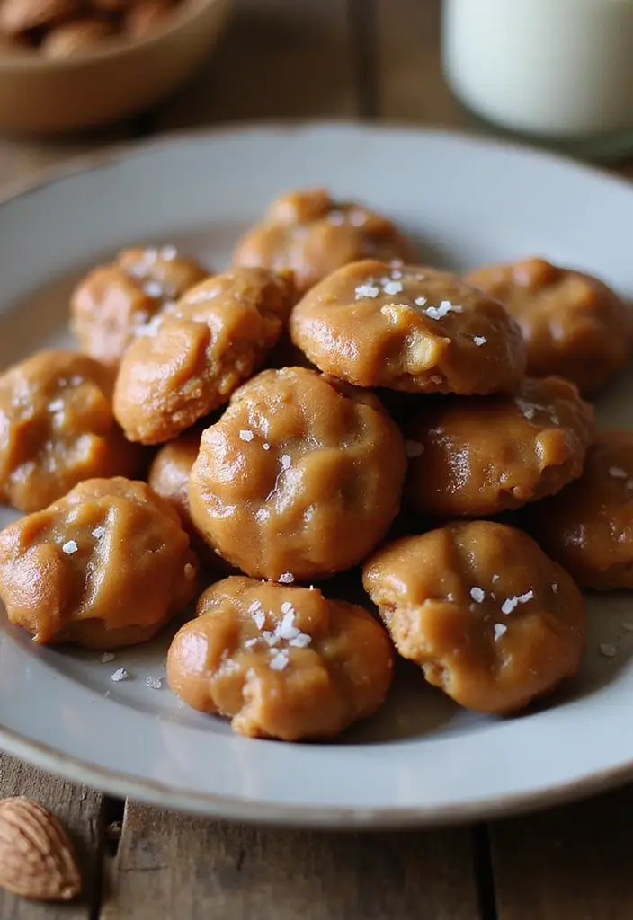 25 Easy Keto Dessert Recipes Using Only 3 Ingredients - 18. Caramel Almond Clusters