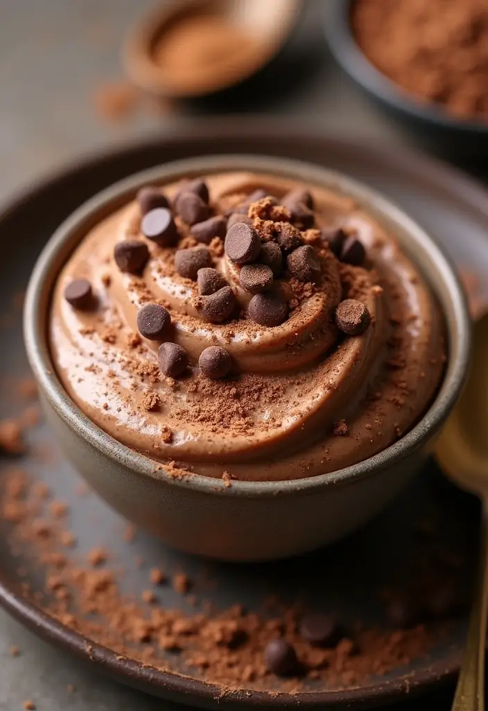 25 Easy Keto Dessert Recipes Using Only 3 Ingredients - 20. Peanut Butter Chocolate Mousse
