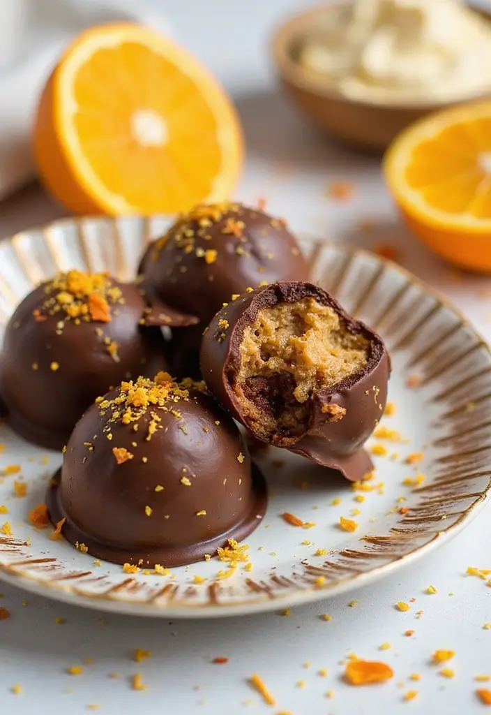 25 Easy Keto Dessert Recipes Using Only 3 Ingredients - 25. Chocolate Orange Fat Bombs