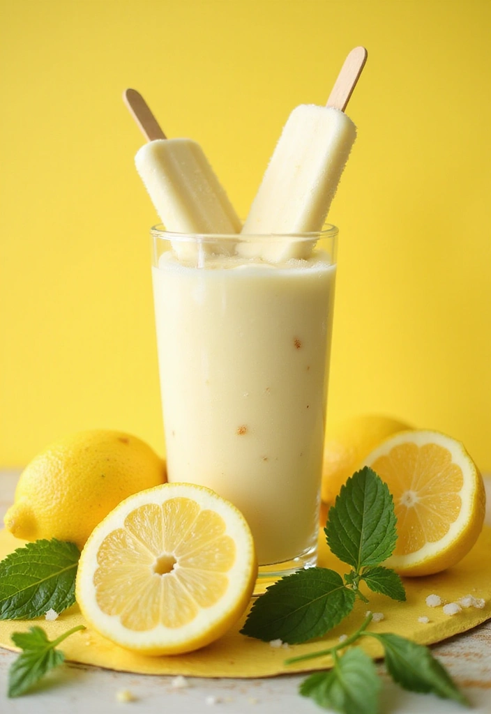 25 Easy Keto Dessert Recipes Using Only 3 Ingredients - 4. Lemon Cream Popsicles