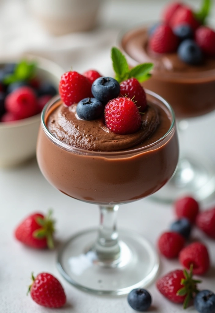 25 Easy Low Calorie Dessert Recipes That Still Feel Indulgent 1 25 Easy Low Calorie Dessert Recipes That Still Feel Indulgent - 1. No-Bake Chocolate Avocado Mousse