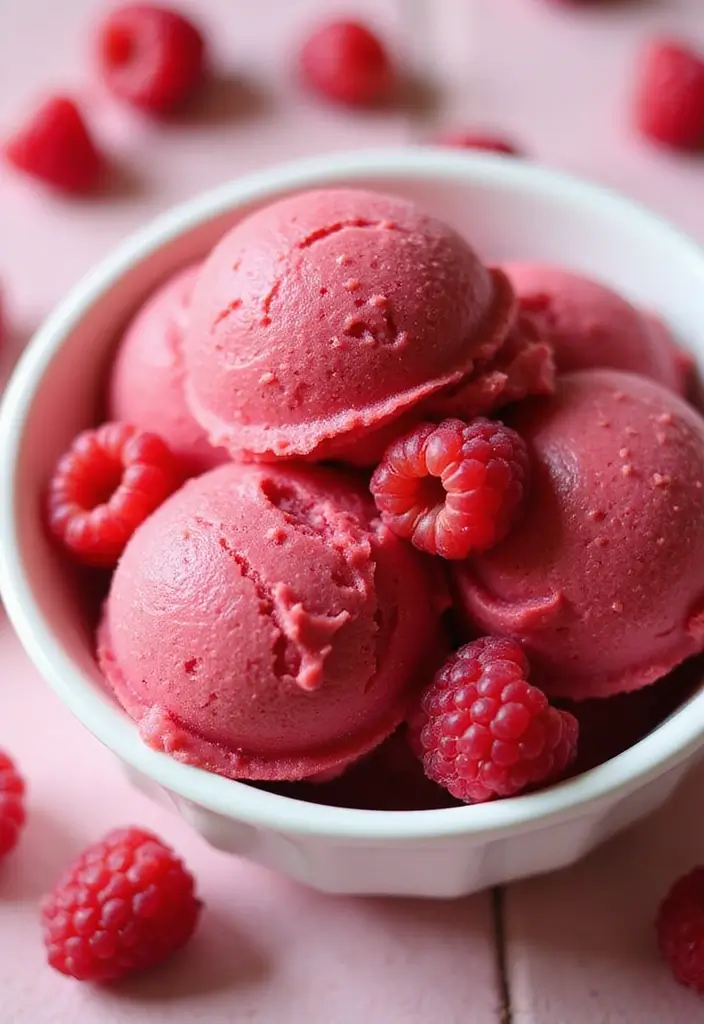 25 Easy Low Calorie Dessert Recipes That Still Feel Indulgent 62 25 Easy Low Calorie Dessert Recipes That Still Feel Indulgent - 10. Raspberry Sorbet
