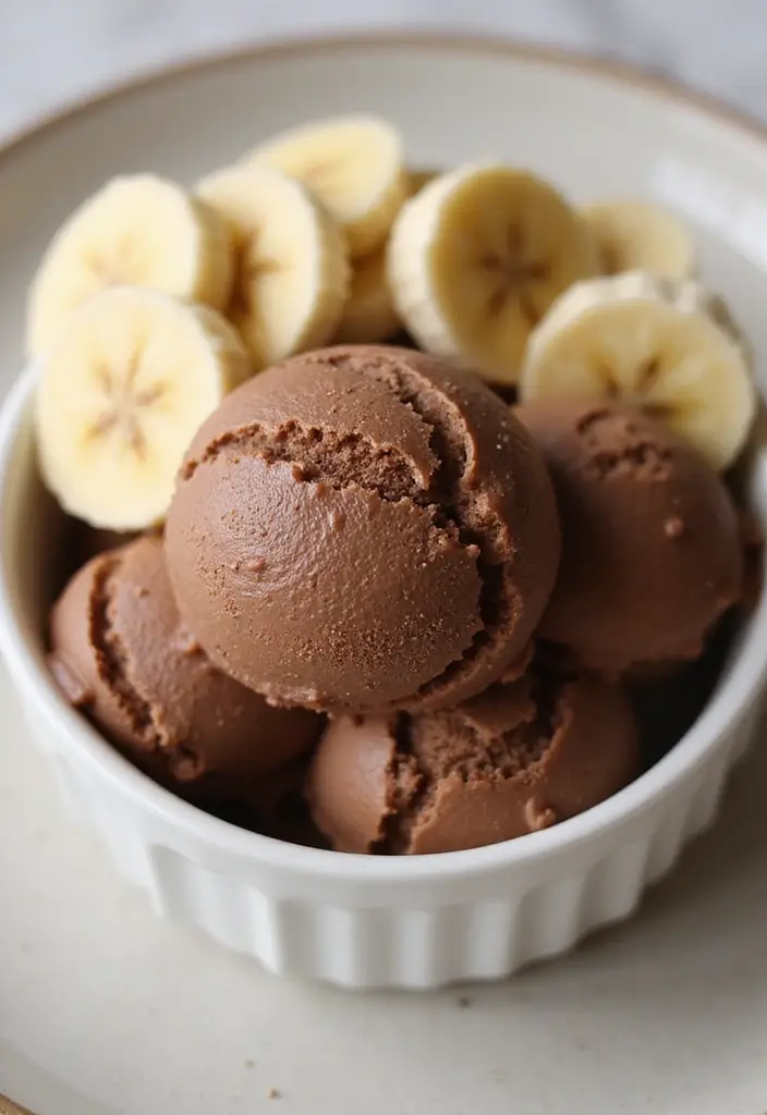 25 Easy Low Calorie Dessert Recipes That Still Feel Indulgent 67 25 Easy Low Calorie Dessert Recipes That Still Feel Indulgent - 11. Chocolate Banana Ice Cream