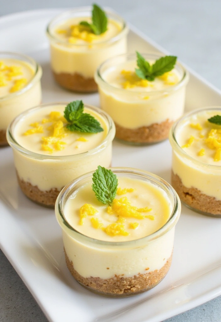 25 Easy Low Calorie Dessert Recipes That Still Feel Indulgent 72 25 Easy Low Calorie Dessert Recipes That Still Feel Indulgent - 12. No-Bake Lemon Cheesecake Cups
