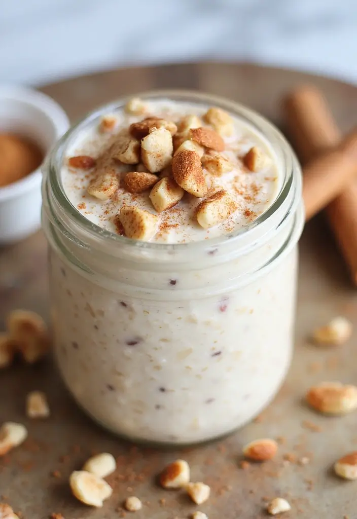 25 Easy Low Calorie Dessert Recipes That Still Feel Indulgent 131 25 Easy Low Calorie Dessert Recipes That Still Feel Indulgent - 21. Cinnamon Roll Overnight Oats
