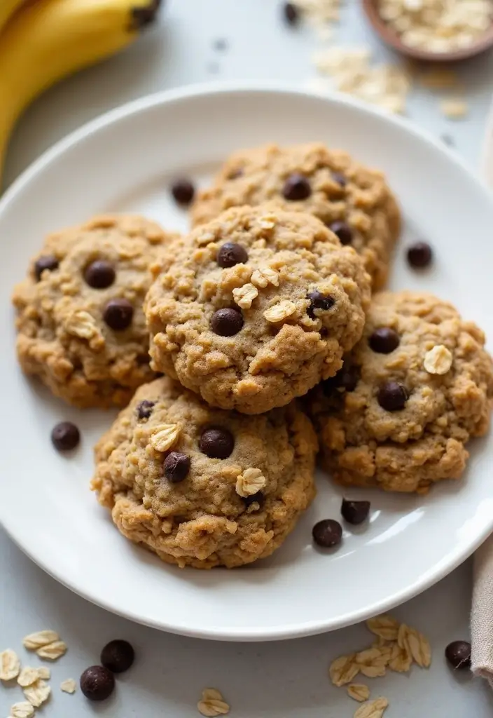 25 Easy Low Calorie Dessert Recipes That Still Feel Indulgent 20 25 Easy Low Calorie Dessert Recipes That Still Feel Indulgent - 4. Banana Oatmeal Cookies