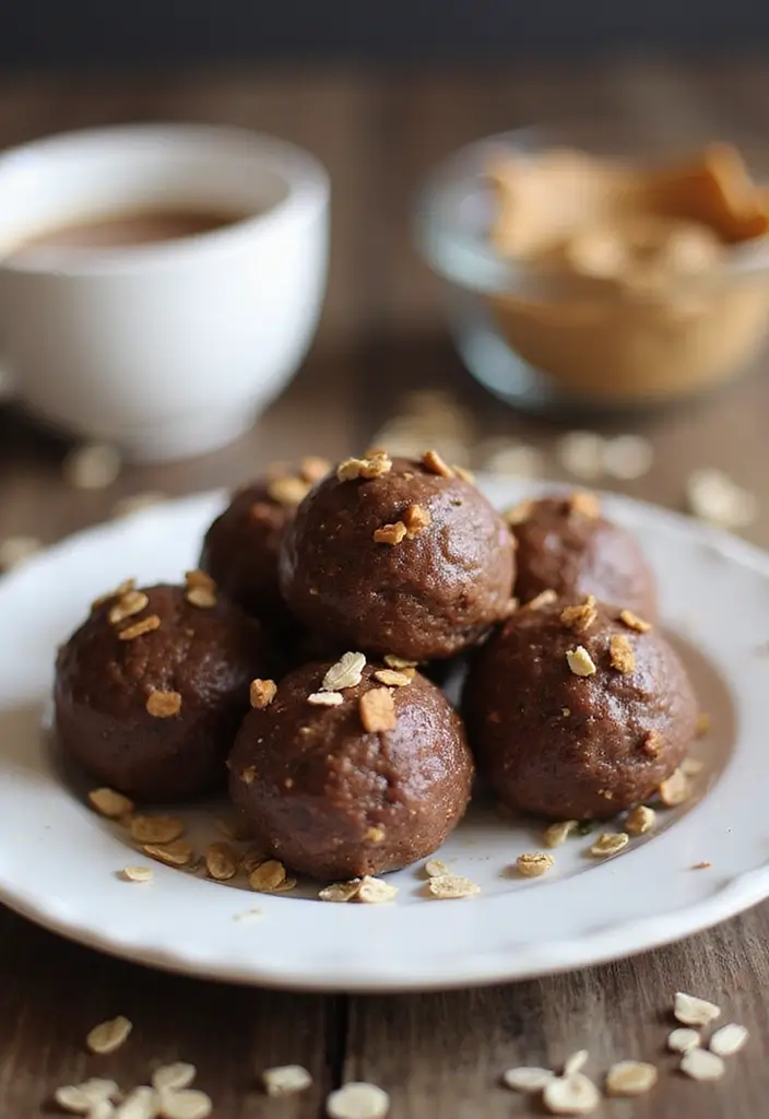 25 Easy No-Bake Dessert Recipes with Few Ingredients Anyone Can Make 1 25 Easy No-Bake Dessert Recipes with Few Ingredients Anyone Can Make - 1. Chocolate Peanut Butter Energy Bites