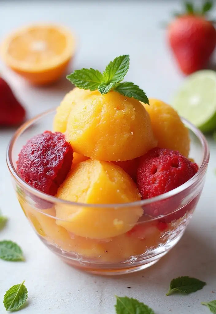 25 Easy No-Bake Dessert Recipes with Few Ingredients Anyone Can Make 60 25 Easy No-Bake Dessert Recipes with Few Ingredients Anyone Can Make - 10. Simple Fruit Sorbet