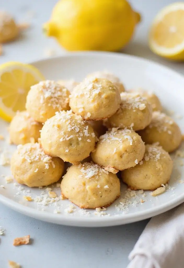 25 Easy No-Bake Dessert Recipes with Few Ingredients Anyone Can Make 77 25 Easy No-Bake Dessert Recipes with Few Ingredients Anyone Can Make - 13. Lemon Coconut Energy Bites