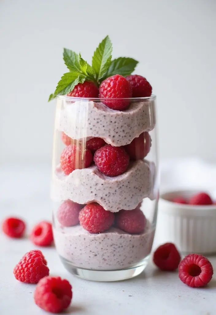 25 Easy No-Bake Dessert Recipes with Few Ingredients Anyone Can Make 41 25 Easy No-Bake Dessert Recipes with Few Ingredients Anyone Can Make - 7. Raspberry Chia Pudding