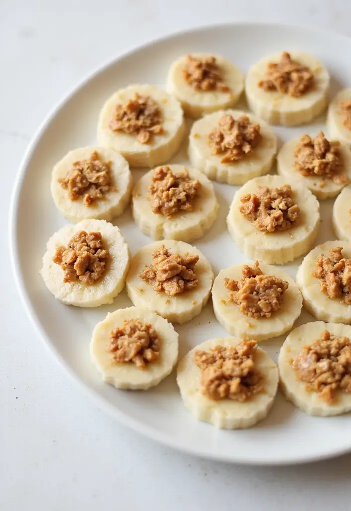 25 Easy Peanut Butter Dessert Recipes for Quick Sweet Fixes 6 25 Easy Peanut Butter Dessert Recipes for Quick Sweet Fixes - 2. Peanut Butter Banana Bites