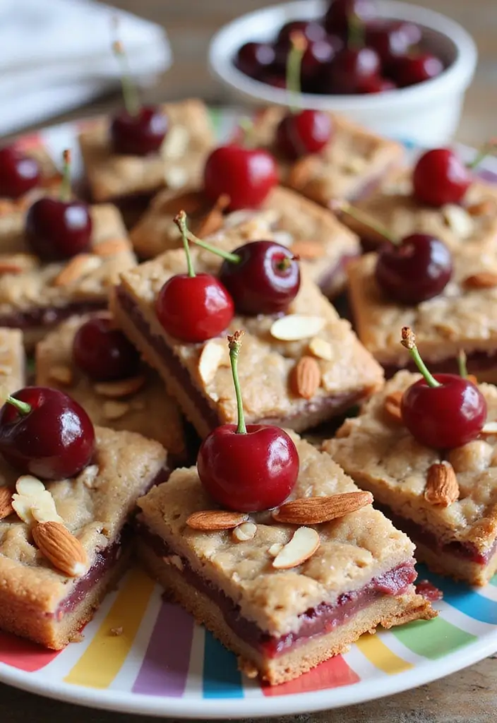 25 Gluten-Free Dessert Bar Recipes for a Crowd Perfect for Parties and Potlucks 66 25 Gluten-Free Dessert Bar Recipes for a Crowd Perfect for Parties and Potlucks - 12. Cherry Almond Bars