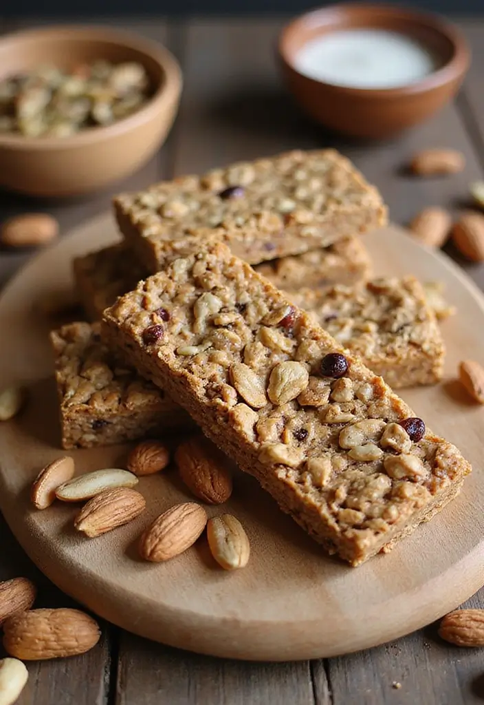 25 Gluten-Free Dessert Bar Recipes for a Crowd Perfect for Parties and Potlucks 73 25 Gluten-Free Dessert Bar Recipes for a Crowd Perfect for Parties and Potlucks - 13. Nutty Granola Bars