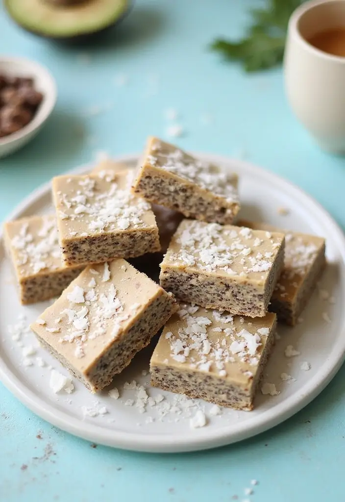 25 Gluten-Free Dessert Bar Recipes for a Crowd Perfect for Parties and Potlucks 80 25 Gluten-Free Dessert Bar Recipes for a Crowd Perfect for Parties and Potlucks - 14. Coconut Chia Seed Bars