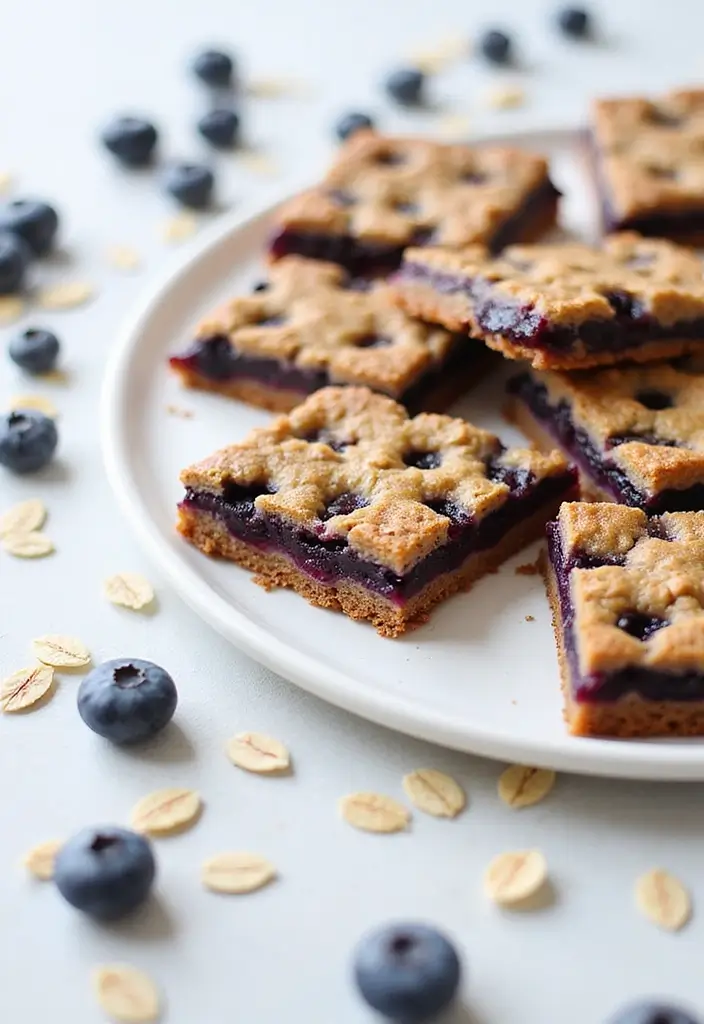 25 Gluten-Free Dessert Bar Recipes for a Crowd Perfect for Parties and Potlucks 97 25 Gluten-Free Dessert Bar Recipes for a Crowd Perfect for Parties and Potlucks - 17. Blueberry Oatmeal Bars