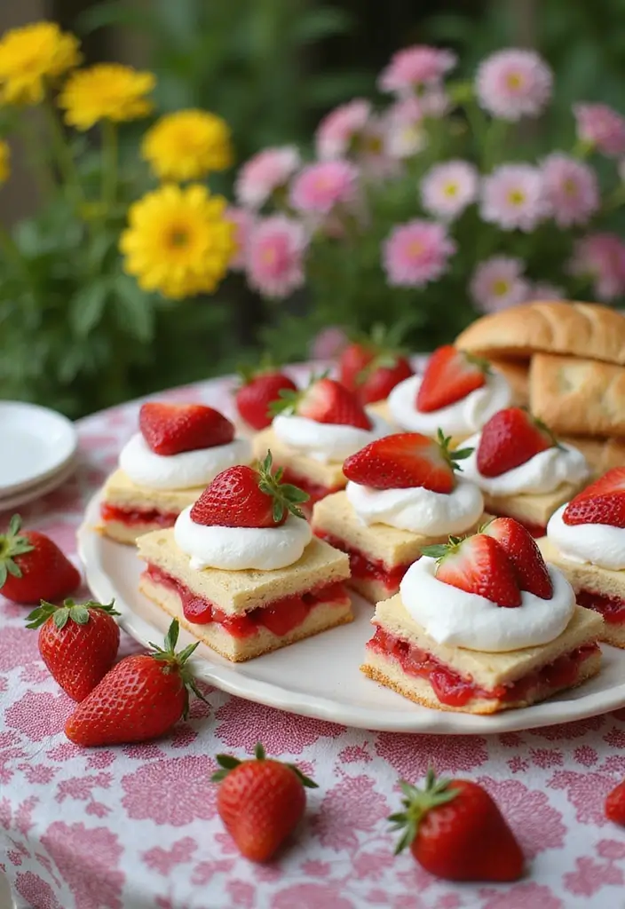 25 Gluten-Free Dessert Bar Recipes for a Crowd Perfect for Parties and Potlucks 104 25 Gluten-Free Dessert Bar Recipes for a Crowd Perfect for Parties and Potlucks - 18. Strawberry Shortcake Bars